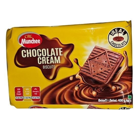 CBL Munchee Chocolate Cream Biscuits 400g