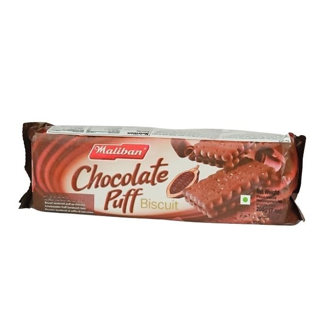 Maliban Chocolate Puff Biscuit 200g