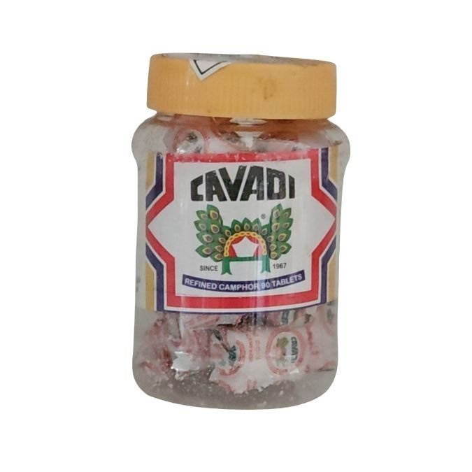 Cavadi Refined Camphor Tablets (90 Tablets)