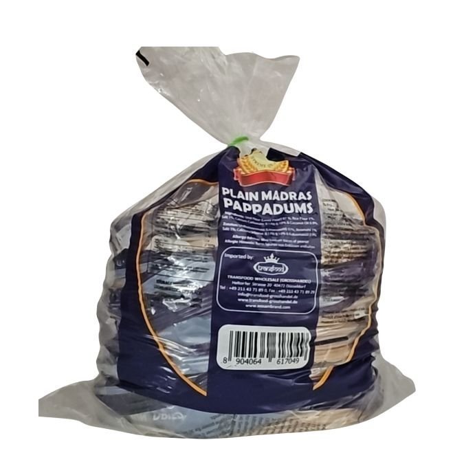 Annam Plain Madras Pappadums – 200g