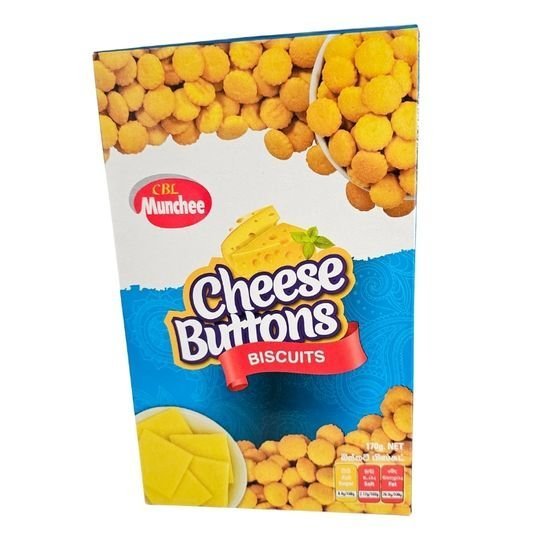 CBL Munchee Cheese Buttons Biscuits – 170g