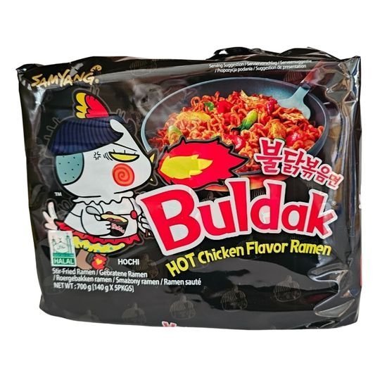 Buldak Noodles Hot Chicken Flavor Ramen 5 pack – 650g