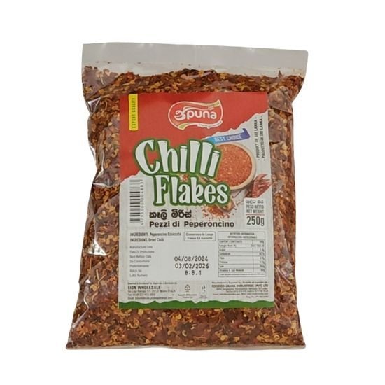 Nipuna Chilli Flakes (Pezzi di Peperoncino) 250g