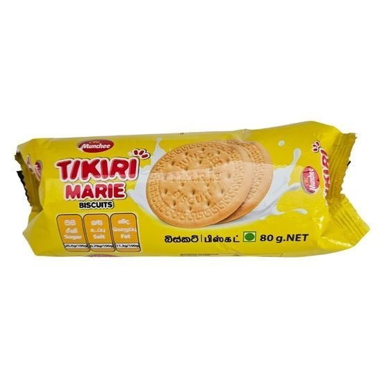 CBL Munchee Tikiri Marie Biscuits 80g