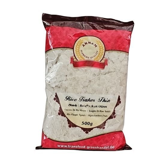 Annam Rice Flakes Thin (Medium White) 500g